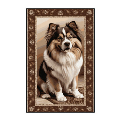 Washable Manchurian Cats Area Rug