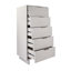 Commode 24 po Granville en blanc (5 tiroirs)-1358012722