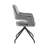 Guo 19 " H Velvet Upholstered Metal Armchair-160006816