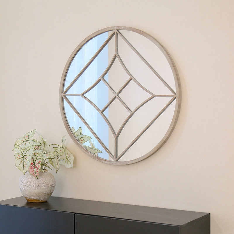 Iron Round Mirror