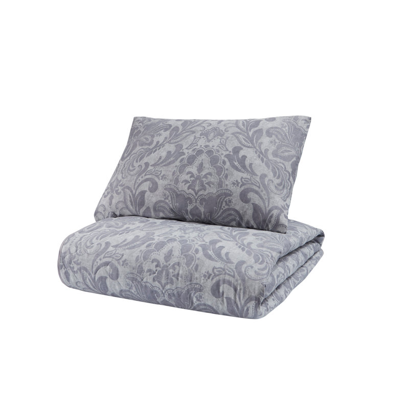 Couvre-lit 100% coton Akeem, Couvre-lit 61 po x 79 po
