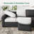 L-Shaped Sectional Pull-Out Sofa Bed with Storage-1469023186