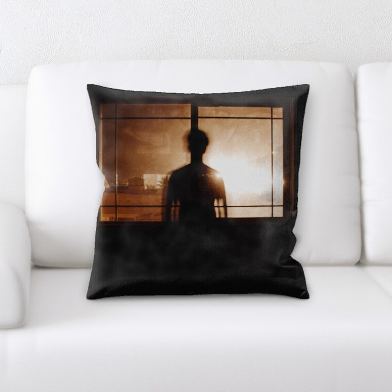 Microsuede Reversible Throw Pillow