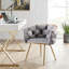 Chaise rembourrée en velours Modern-2118492728