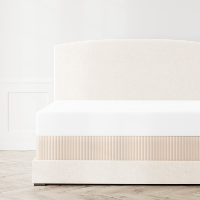Charmeuse Box Spring Cover, Pumice, King