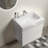 Integrated Solid Surface Basin WITHOUT Drain & Faucet