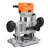 Wood Router, 1.25HP 800W, Compact Wood Trimmer Router Combo Tool with Plunge and Fixed Base