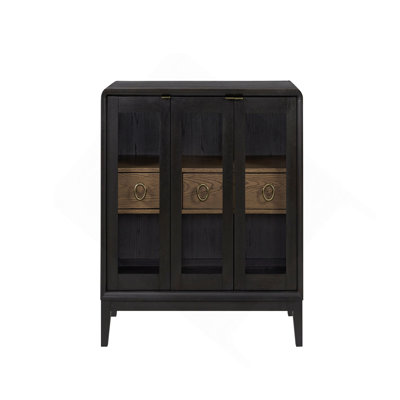 Glass Door Server - Peppercorn