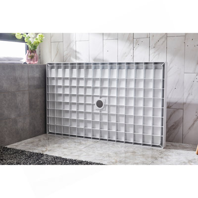 Base de douche en verre de couleur unie SMC 6036