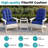 Outdoor/Indoor Adirondack Chair Seat and Back Cushion-2062659645