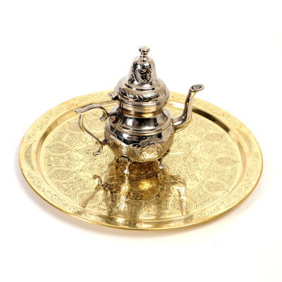 Beldi Nest Copper Floral Teapot