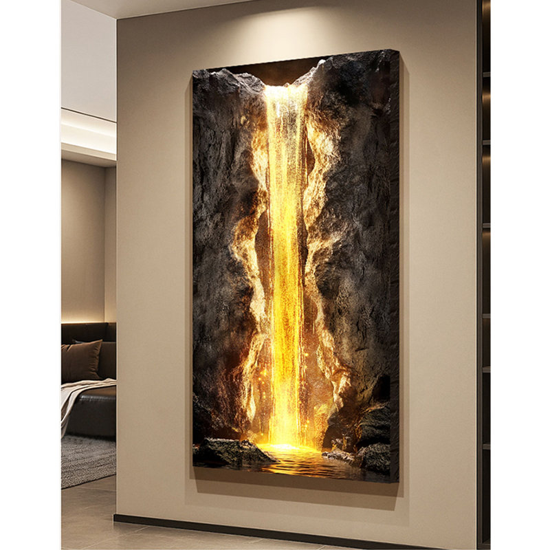 Art mural luxueux luxueux haut de gamme, H 62,99 po x l 31,5 po x P 1,38 po