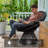 Upholstered Swivel Accent Chair-664199306