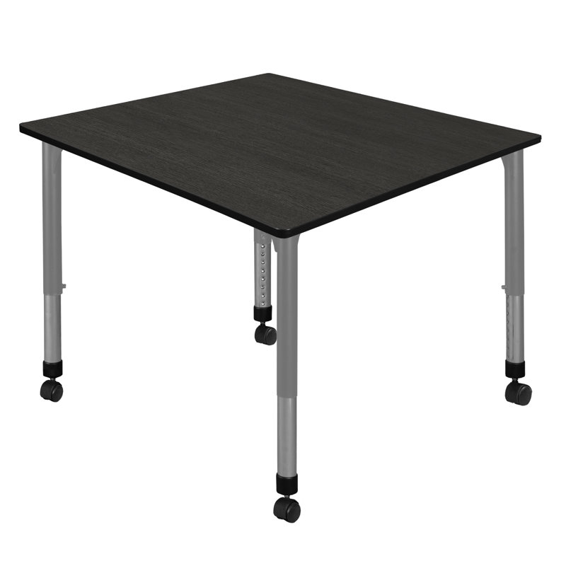 Table de pause Kee Mobile, Cerisier, H 34 po x L 42 po x l 42 po