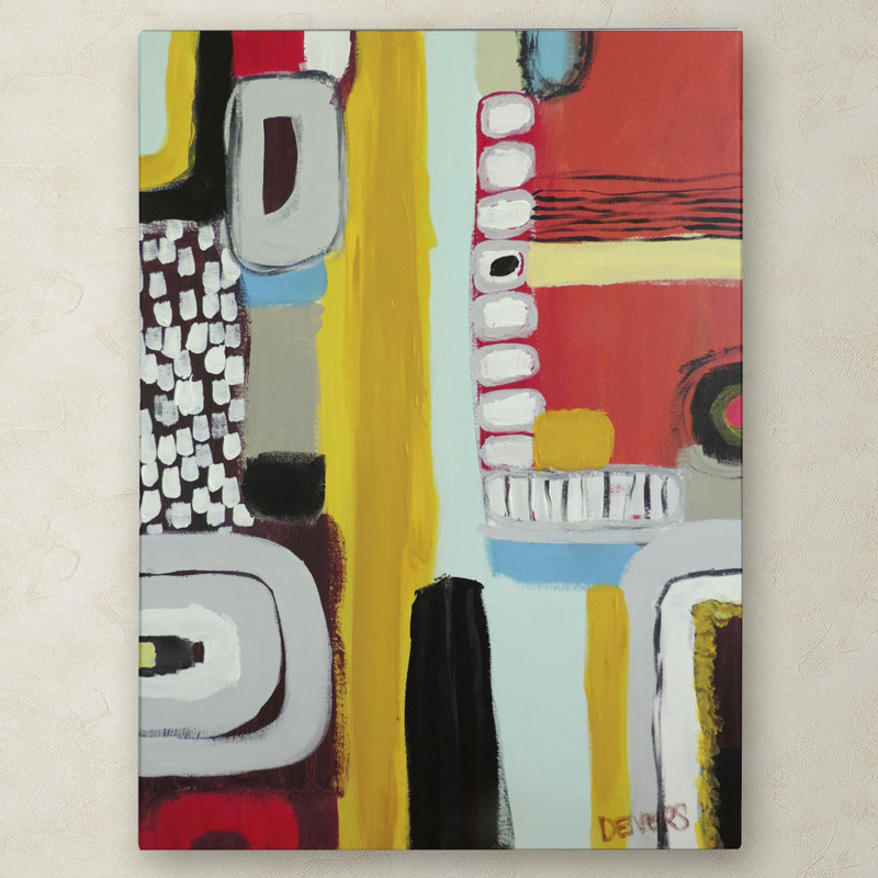 Chemins par Sylvie Demers, reproduction sur toile, H 19 po x l 14 po x P 2 po