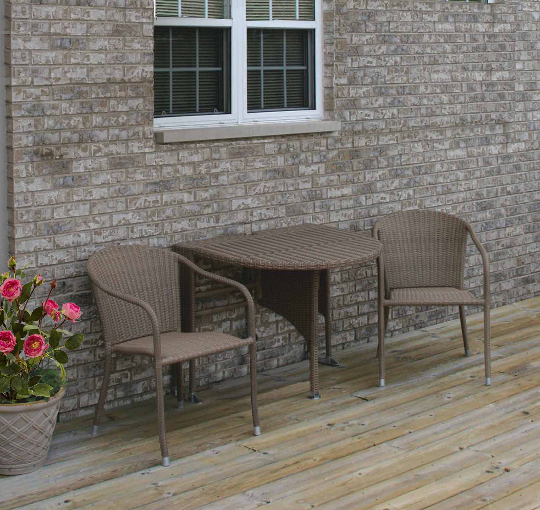 Red Barrel Studio® Whitton Terrace Mates All WeatherWicker 5 Piece