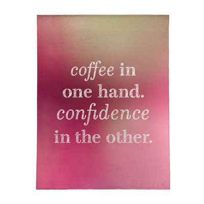 Tapis en polyester multicolore avec café en polyester