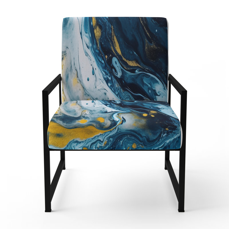 Curci - Chaise rembourrée Geode , Noir, noir, noir, noir