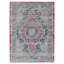 Tapis lavable Beier, grands tapis pour le salon Tapis noir et rouge rétro pour la salle à manger antidérapante antitaches - TAPIS POLYESTERS FABRIQUÉS À LA MACHINE-1155292800
