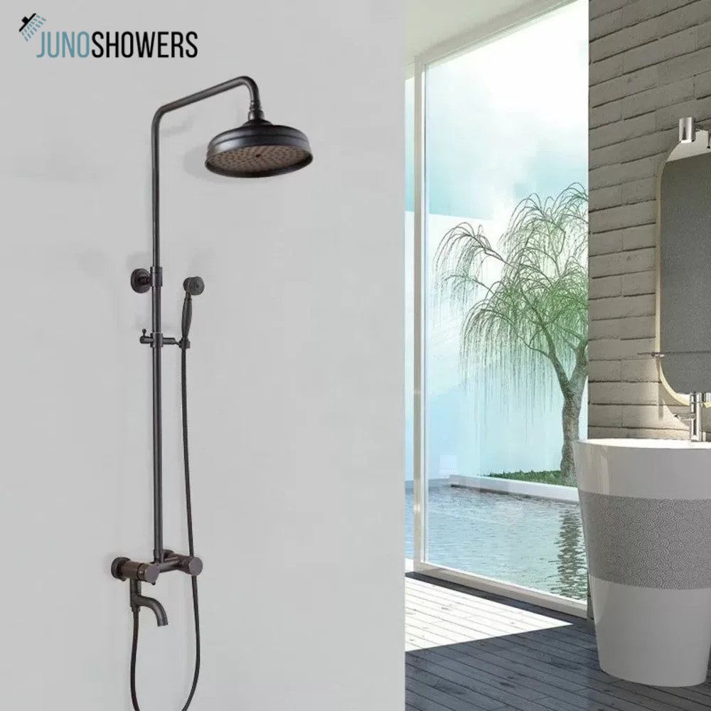 Juno Showers Polished stainless steel kitchen faucet with high-arc ...