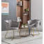 Chaise longue en velours 23,8 po-1266990846
