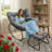 Egg Rocking Chair With Ottoman, All-Weather Wicker Lounge & Plush Cushions For Ultimate Comfort And Style-827649168