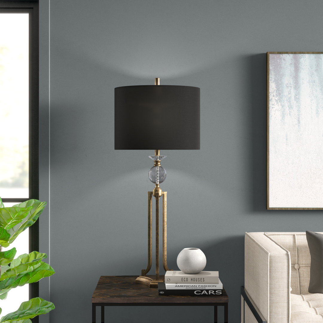 Abyssinia 38" Table Lamp - Vintage Gold Finish Wade Logan®