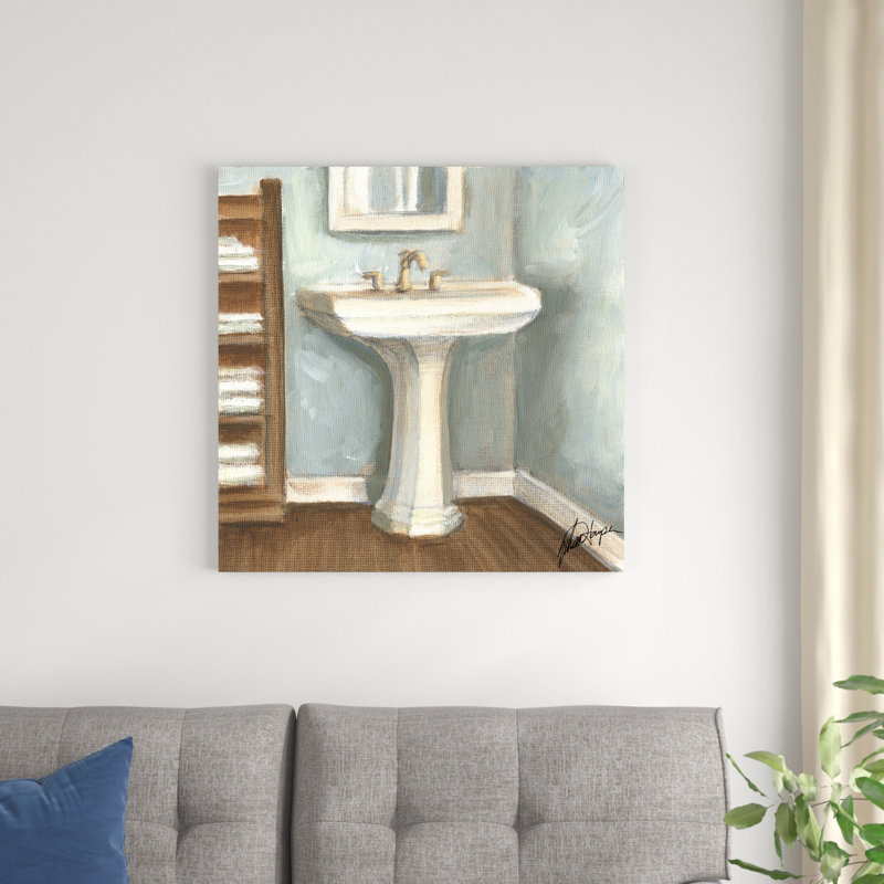 Porcelaine Bath III, H 30 po x l 30 po x P 1,25 po
