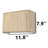 Rectangle 4500K LED Flush Mount Sconce-513978387