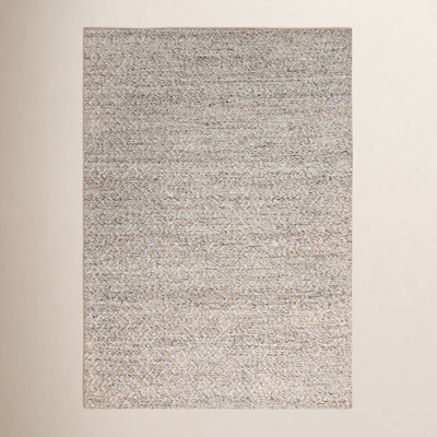 Covington Gray Ivory Tan Hand-Loomed Jute Rug