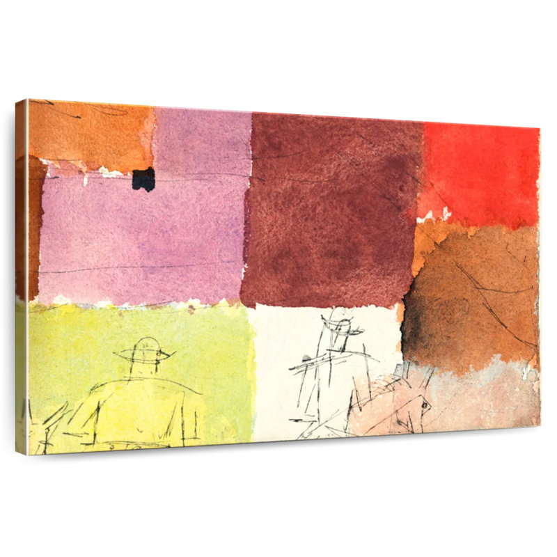 Composition d'Avery avec personnages, H 20 po x l 30 po