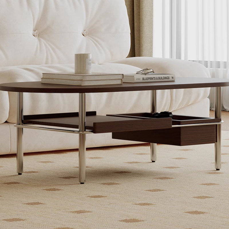 Simple coffee table with retro design