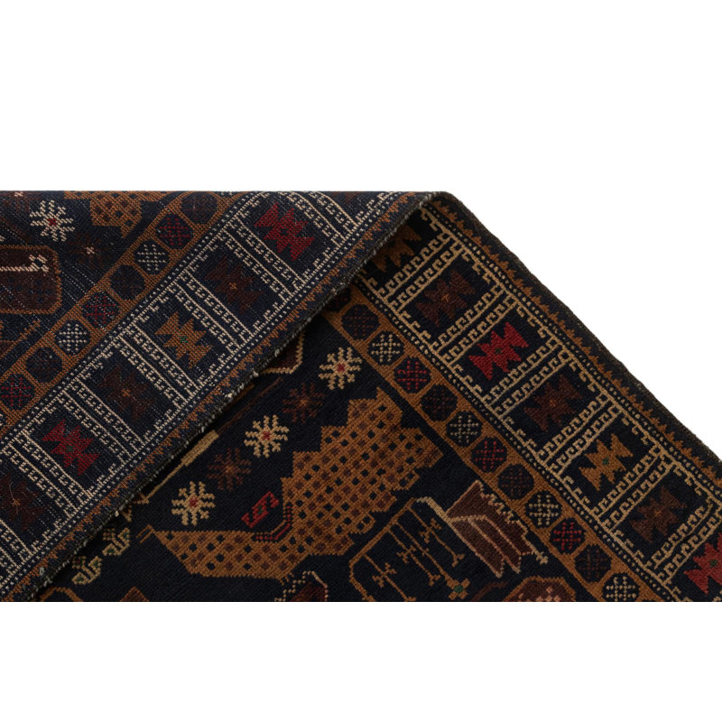 Tapis bleu marine Oliveri