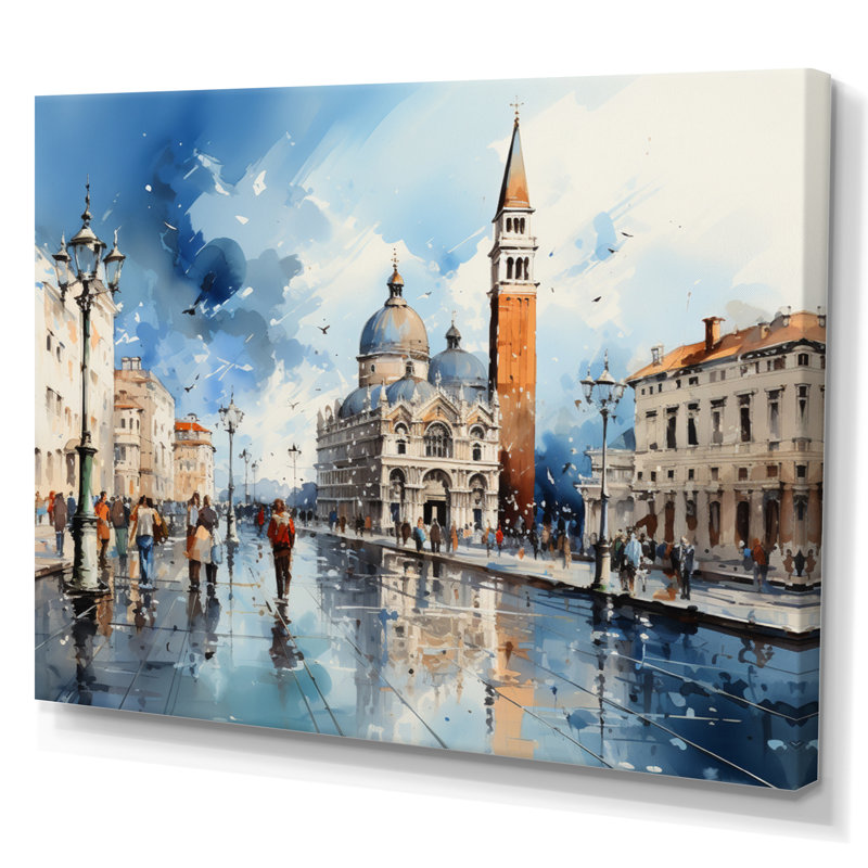 Italie, Italie, San Marco I, reproduction d'art sur toile, H 30 po x l 40 po, Toile tendue