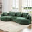 124.8" Upholstered Curved Oversized Sectional-2084829785-2084829779