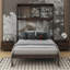 Grand lit escamotable mural avec coussin-390948900