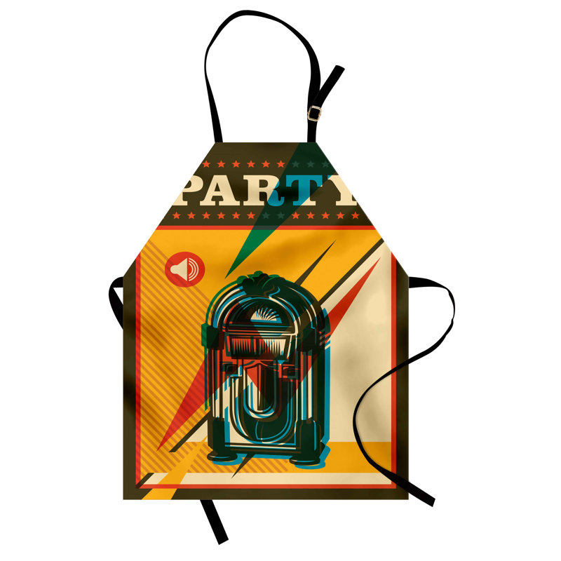 No Pattern Bib Apron