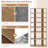 7-Tier Double Rows Shoe Rack Vertical Wooden Shoe Storage Organizer Patented
