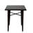 32" Square Wicker Bar Table