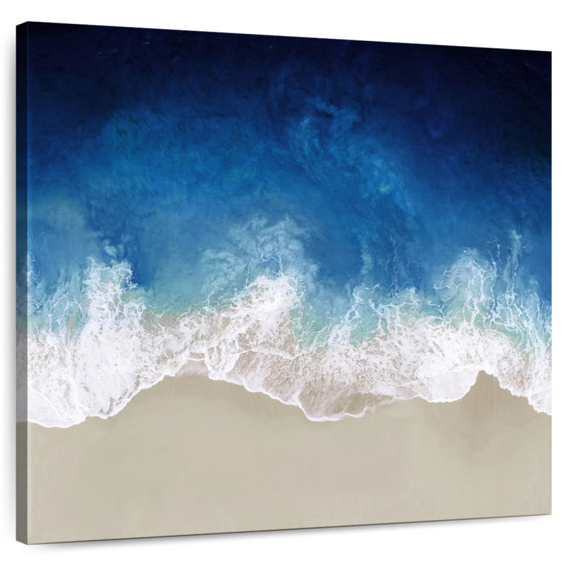 Gillard Indigo Ocean Waves I, H 10 po x l 10 po
