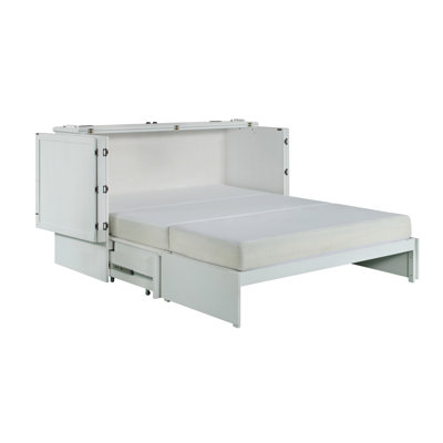 Aabia Solid Wood Murphy Storage Bed