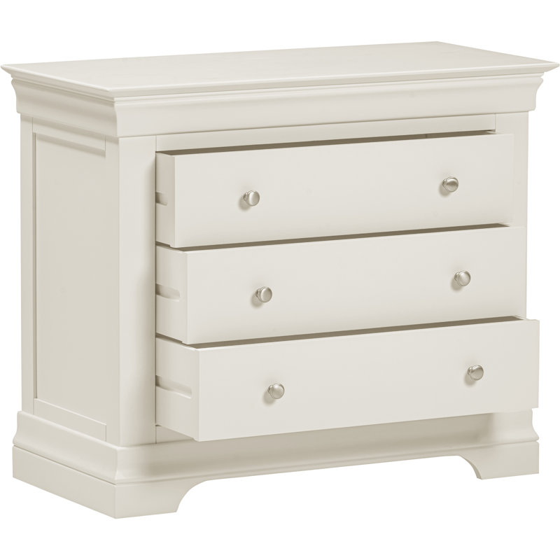 Adaleya 3 Drawer Chest, Ivory