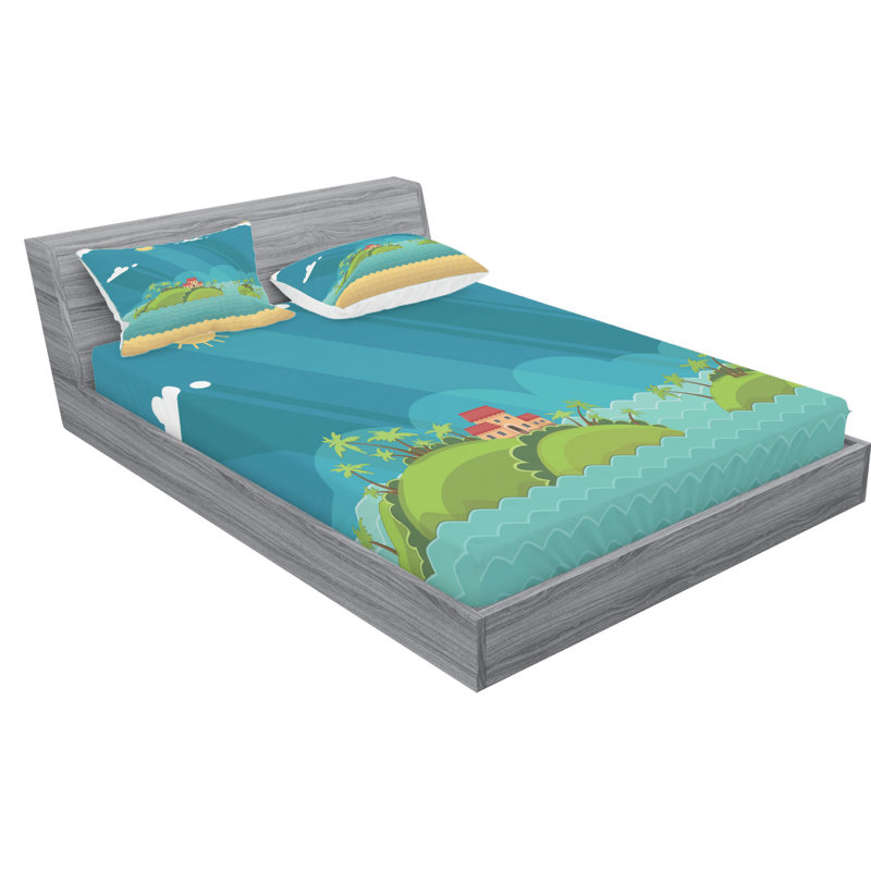 Microfiber Sheet Set, Full Sheet Set with Fitted Sheet