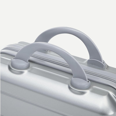 14"/20" 2 Pcs/Set In ABS Spinner Wheel Luggage, With Combination Lock,14" Cosmetic Case