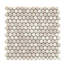 Carreau de mosaïque rond en verre 12 po x 12 po Eterna Penny-108486603