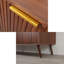 Meuble télé moderne pour porte coulissante pour téléviseur de 65 po ou moins