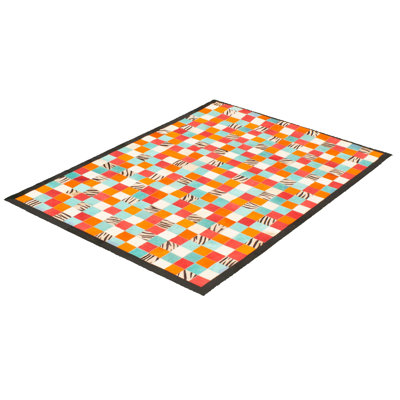 Chol Cowhide Southwestern Indoor Rug