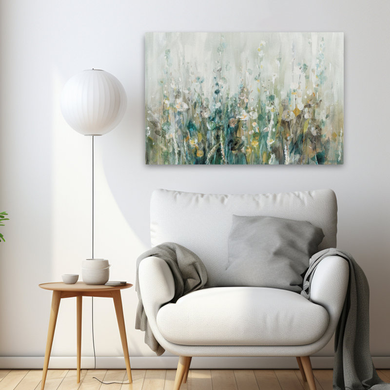 Floral - champ de fleurs sauvages, H 24 po x l 36 po