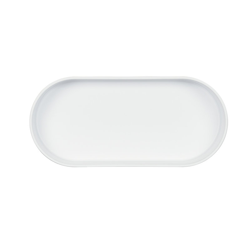 Plateau en mélamine Cal-Mil Hudson, Blanc