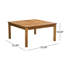 Table basse pour patio extérieur